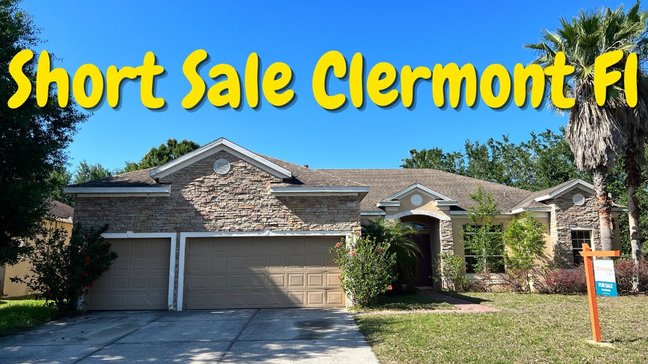 Short Sale opportunity in Clermont Florida Hartwood Reserve 4 Bed • 3
