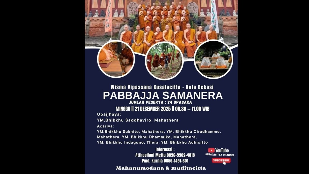 PABBAJJA SAMANERA UMUM 2025