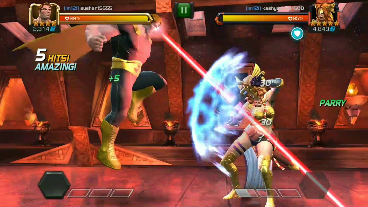 Hyperion vs Angela| Marvel: Contest of Champions| Duel Mode|