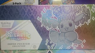 Opening a Sams Club Prismatic Evolutions Super-Premium Collection Box
