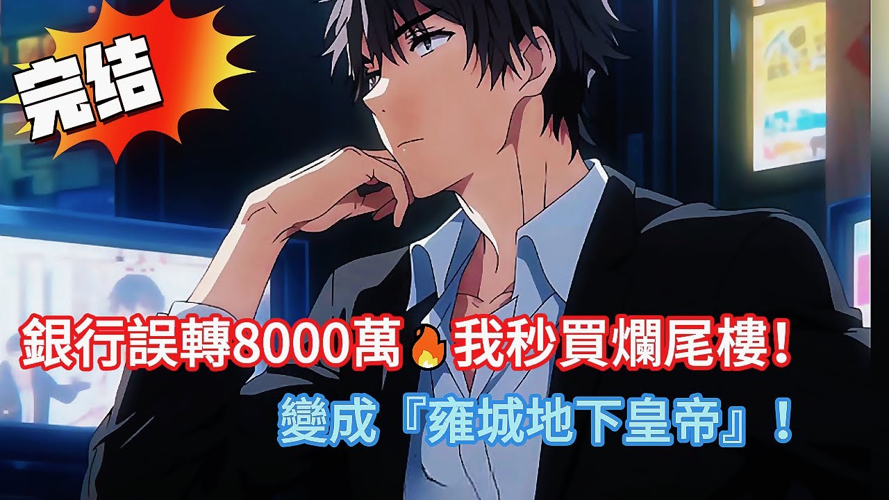 銀行誤轉8000萬🔥我秒買『爛尾樓』！卻變成『雍城地下皇帝』！銀行跪求合作、財團全嚇傻！😱💥#都市 #小说 #爽文 #系统 #完结文 #漫画 #二次元 #漫画解说