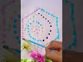 Colour  Mixing Rangoli 💫|#Satisfying#Fanny#Art #Trending#Shortsvideo #Viralvideo#Colors Mixing...🧡🤍💚