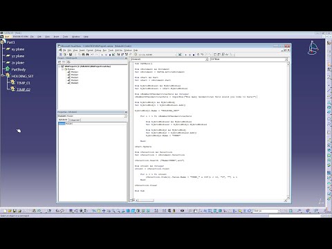 CATIA V5 - VBA MACROS - CREATE GEOMETRICAL SETS WITH NUMBERING