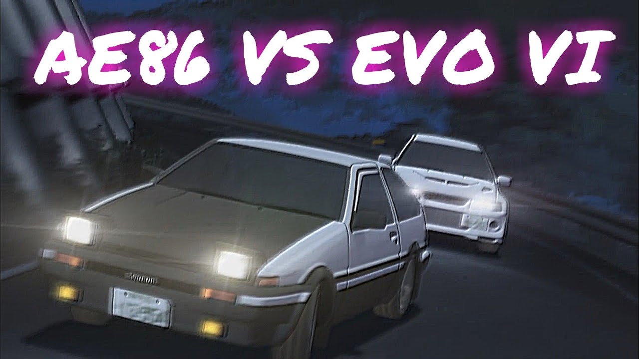 [頭文字D] Initial D Battle Stage 2 REMAKE - AE86 Vs EVO VI [Esp/Eng Subs]