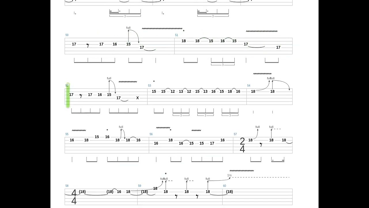 Killer Queen Tab by Queen + Guitar only + Guitar tab YouTube