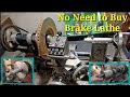 Back Plate For Double chuck lathe chuck and brake disc lathe. /Homemade lathe machine