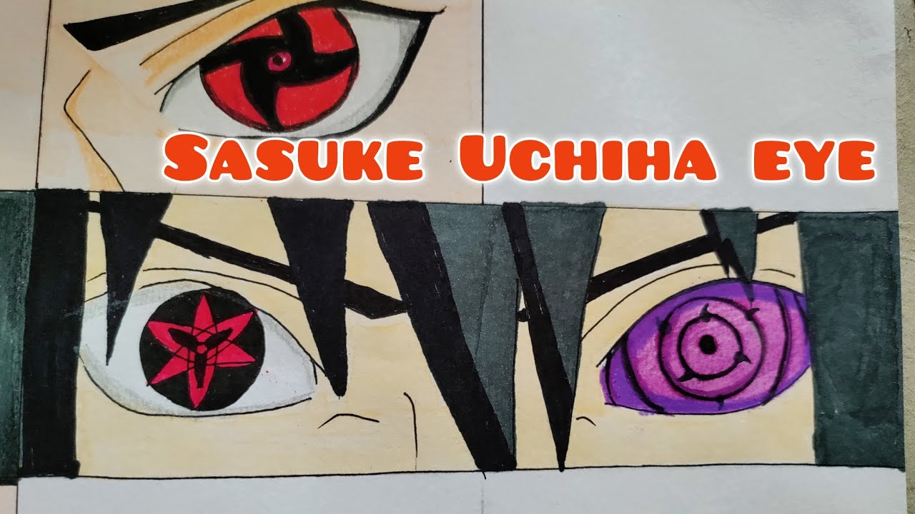 Draw with me || Sasuke Uchiha eye || Rinnesharingan || Naruto || Anime Eye || Rinnegan || Sharingan