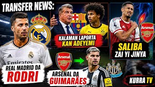 REAL MADRID da RODRI. Kalaman LAPORTA kan ADEYEMI, SALIBA zai yi jinya. ARSENAL da GUIMARÃES: Sharhi screenshot 3