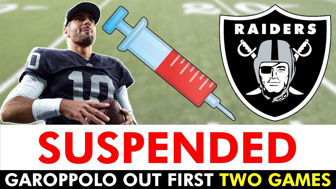 Raiders' Jimmy Garoppolo suspended two games for violating NFL ...