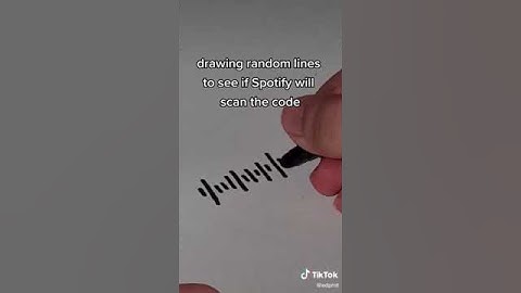 Drawing random lines to see if Spotify will scan the code…