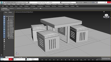 3dsMax Tutorials, Tutorial on Modeling a Stylish Coffee table in 3dsmax