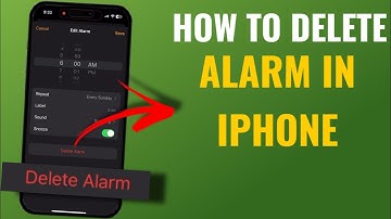 How To Delete Alarm In Apple Iphone | English