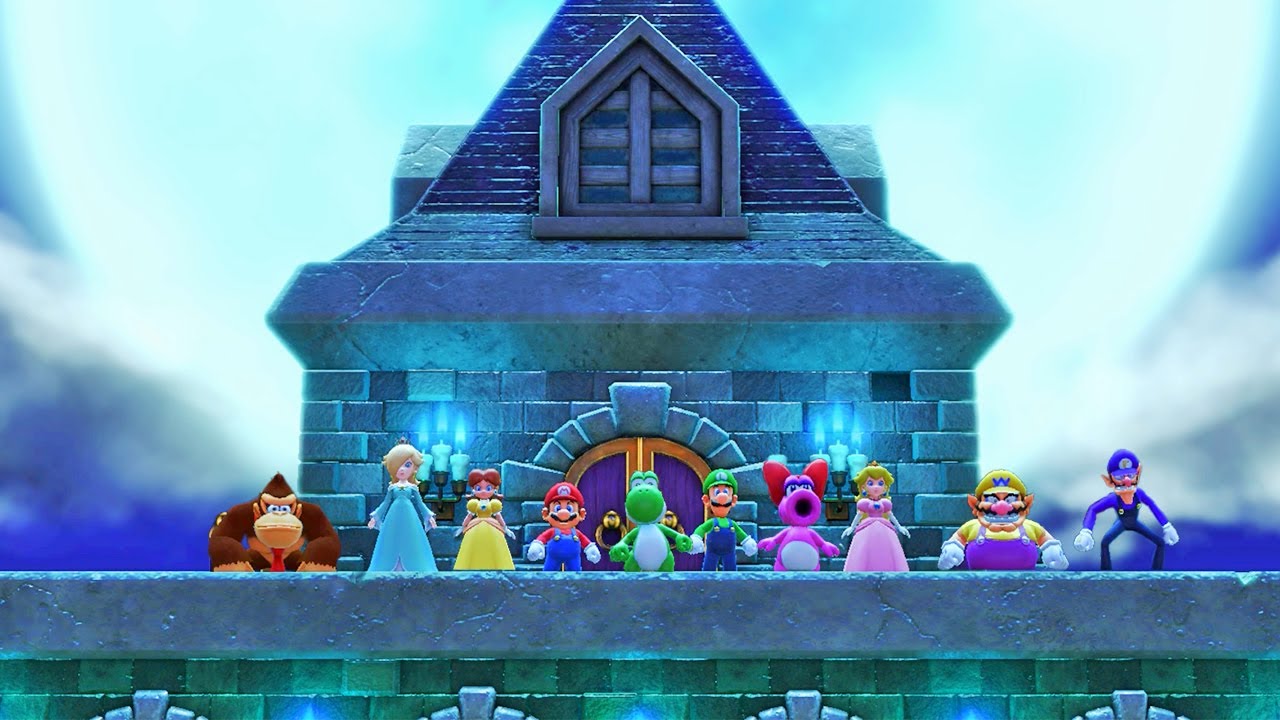 Mario Party Superstars - Rosalina vs All Characters Manor of Escape (Master Difficulty)