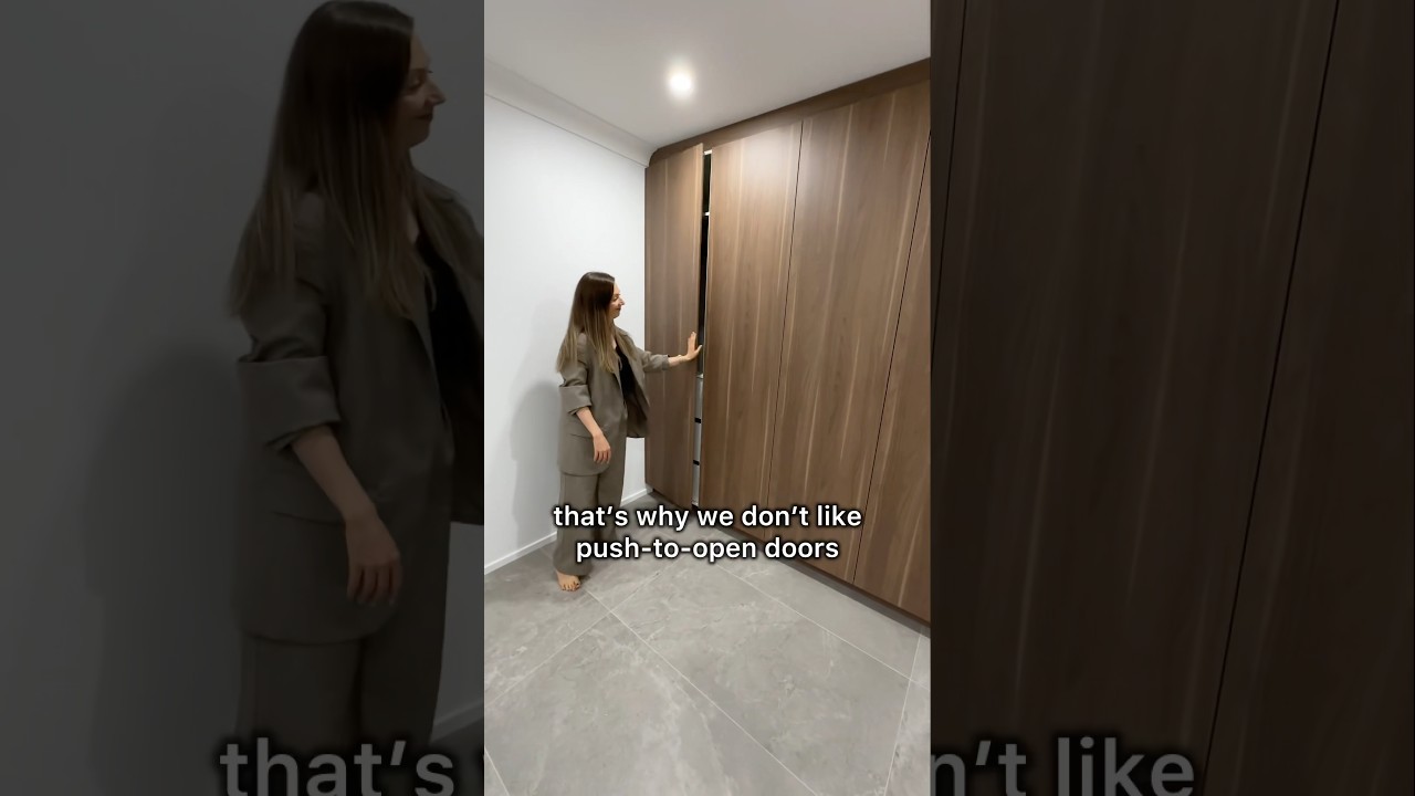 Why push-to-open cabinet doors are not the best choice? 