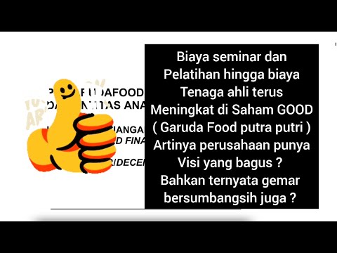 Inilah isi laporan tahunan 2023 Saham GOOD ( Garuda Food ) #ihsg #investasi lo kheng hong value