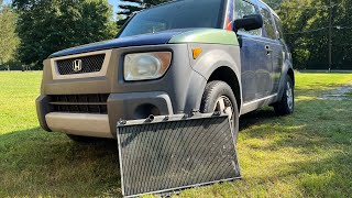 Replacing the Radiator in a 2003 Honda Element