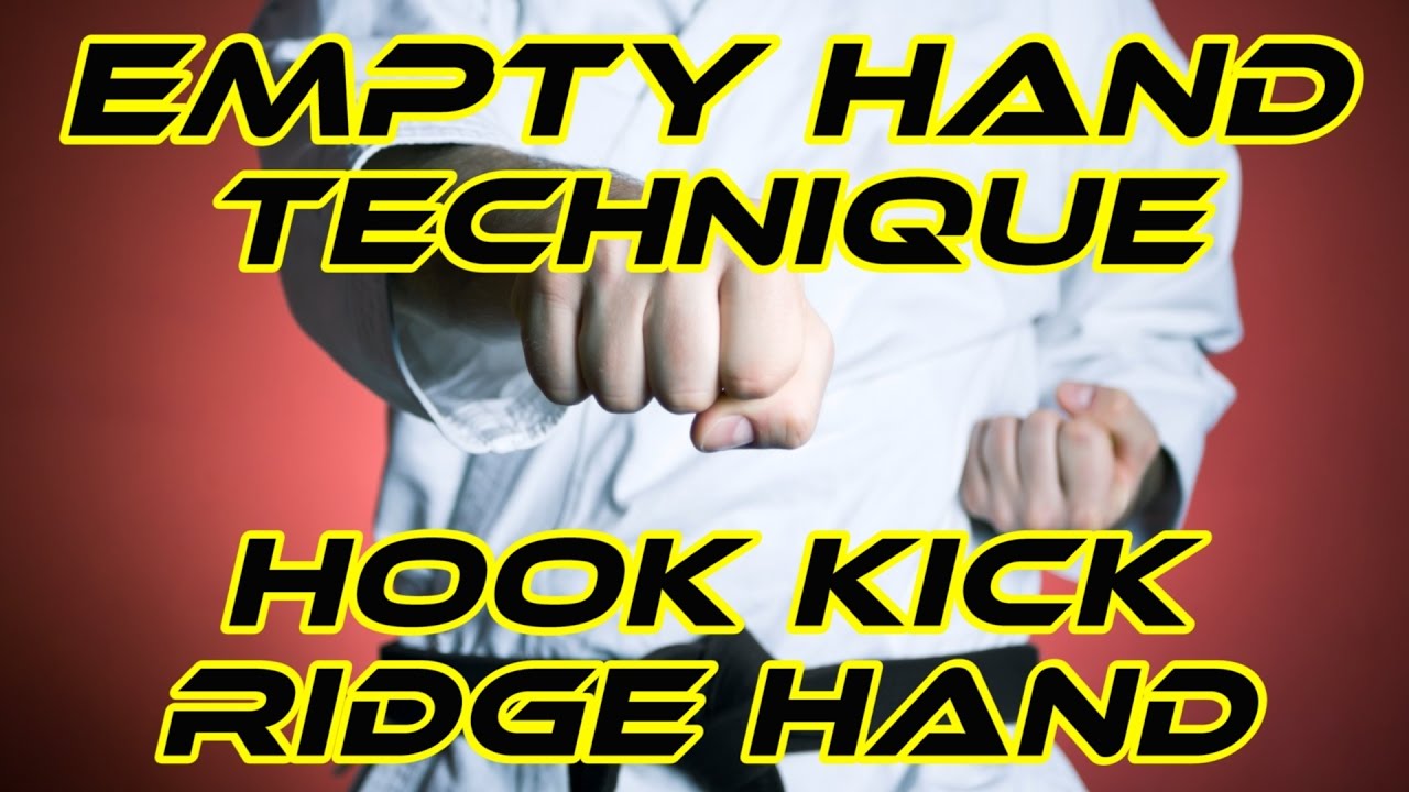 Karate Ridge Hand Empty Hand Technique – Hook Kick / Ridge Hand – Performance – Learn ...
