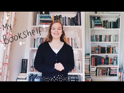 Aesthetic Bookshelf Tour (including beautiful antique books!)