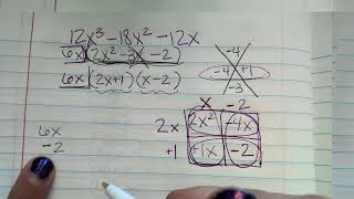 Factoring Extra Practice; a does not equal 1