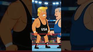 Title:Trump vs Netanyahu – Ultimate Wrestling Showdown😂😂AI Geopolitics Hub