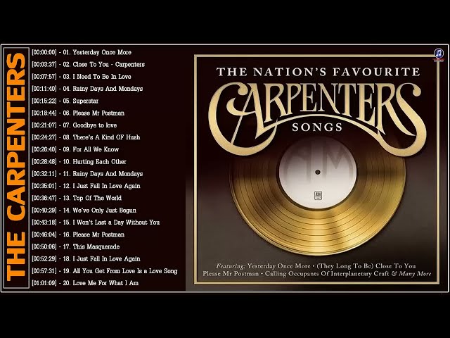 Carpenters Greatest Hits Album - Best Songs Of The Carpenters Playlist class=