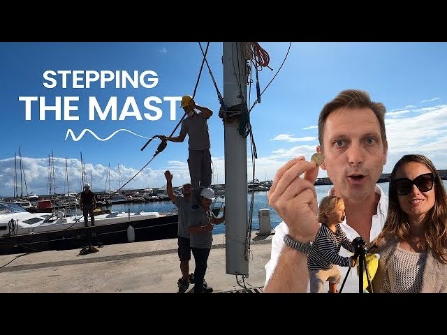 REFIT SAILBOAT | Full Refit Sailing Yacht BENETEAU 57 – Stepping The Mast Se1 Ep26