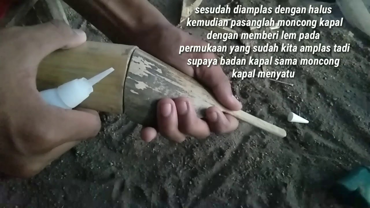  Cara  membuat  miniatur kapal pinisi dari  bambu  YouTube