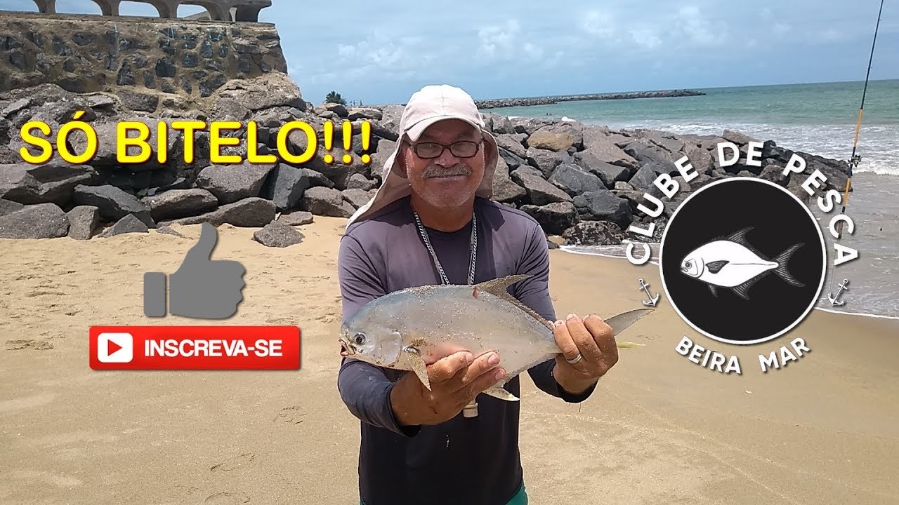 PARÚ E PAMPO SÓ BITELO - PESCA DE PRAIA EM OLINDA