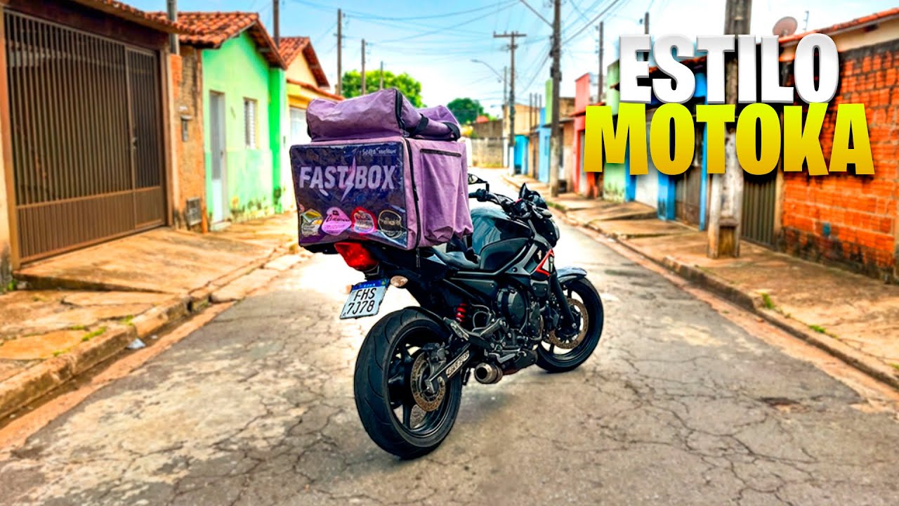 DE XJ6 COM BAG NAS COSTA ESTILO MOTOBOY!