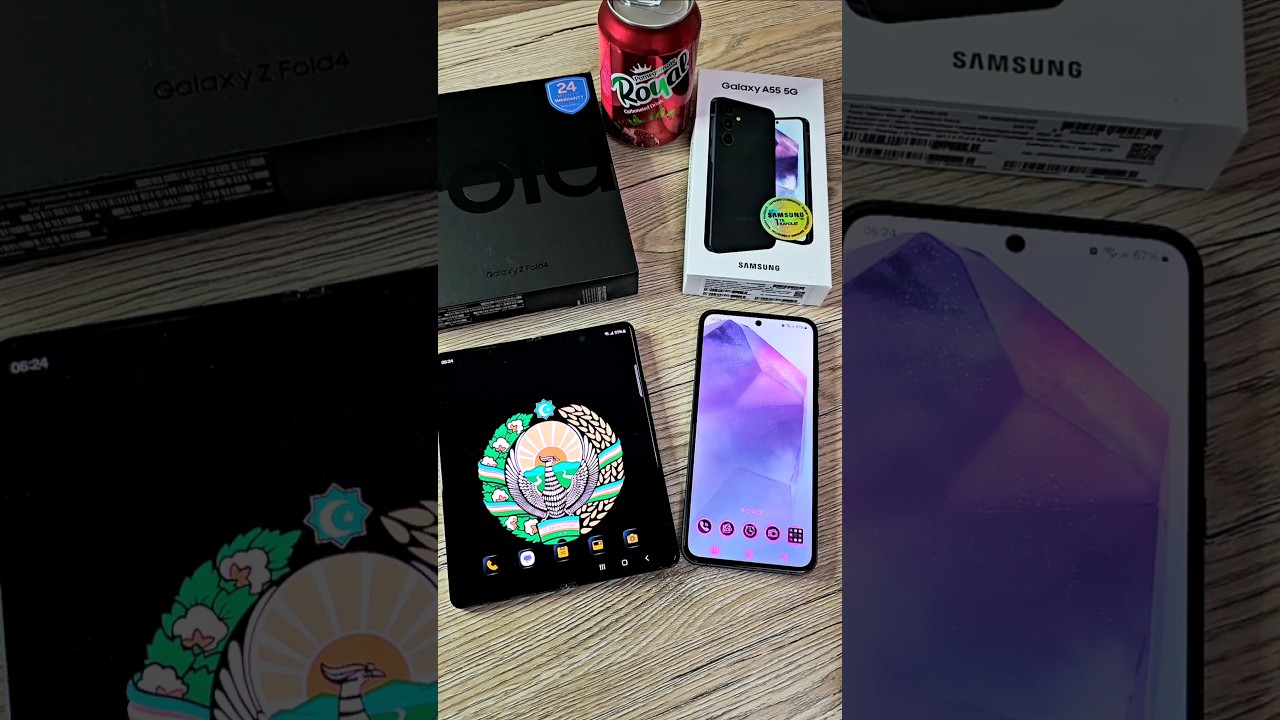 Galaxy A55 vs Z Fold 4 Test