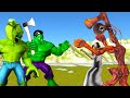 Siren Head and Granny vs NickHulk - Scary Teacher 3D Big Green Daddy Rescue Miss T and Ice Scream