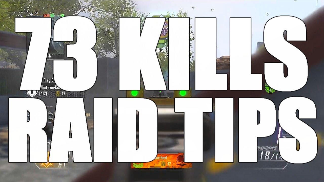 Black Ops 2: 73 Kill Swarm/Dogs Gameplay! (Raid Tips)