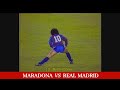 Maradona Vs Real Madrid Diego Maradona 1st El Clasico 1983 