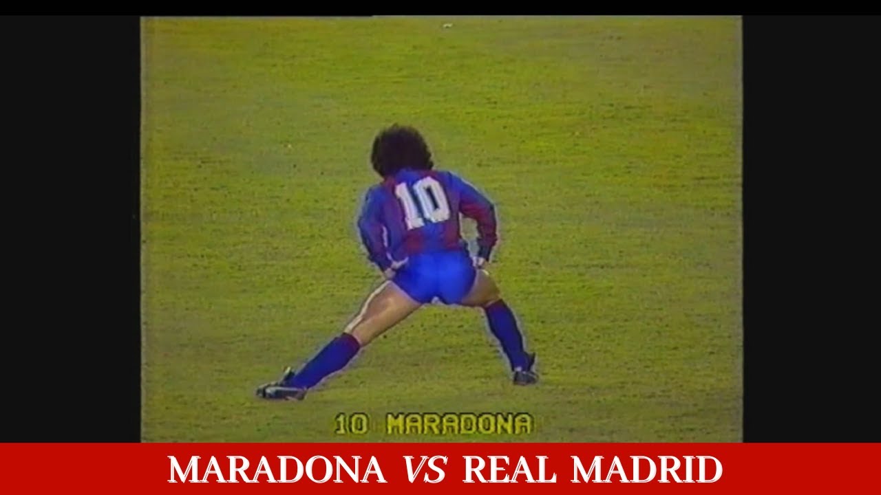Maradona vs Real Madrid ● Diego Maradona 1st El Clasico 1983