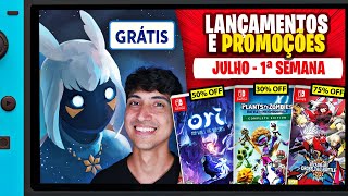 Um dos melhores JOGOS GRÁTIS chega ao Nintendo Switch | Promoções e Lançamentos 1ª Semana Julho