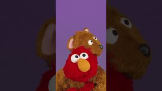 Elmo & Baby Bear Hug! 🐻 #Sesamestreet