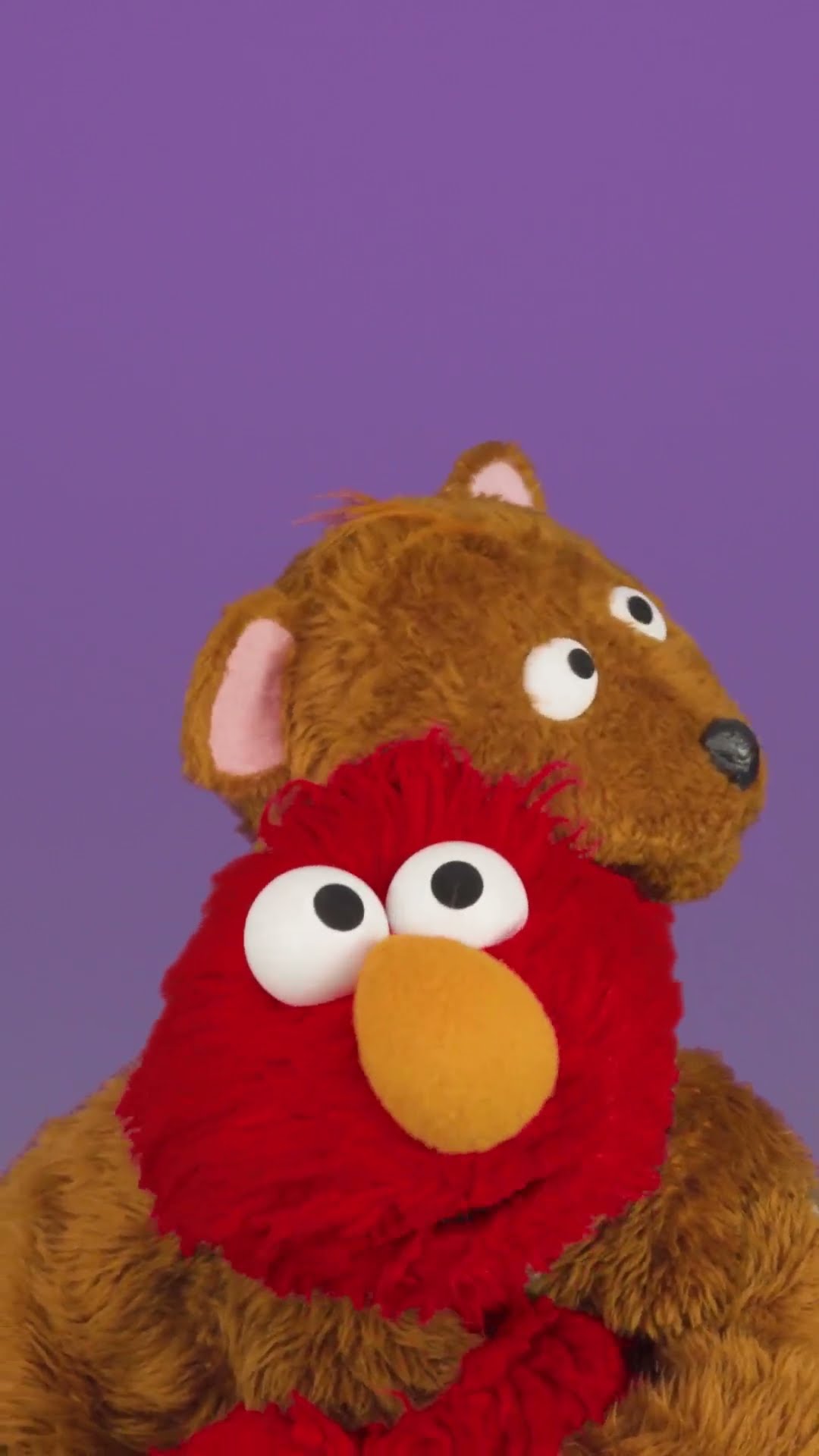 Elmo \u0026 Baby Bear Hug! ? #sesamestreet