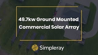 49.7 kW Ground Mounted Commercial Solar Array