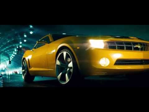 Transformers - Bumblebee transforms into new Camaro, whole clip, HD 720p
