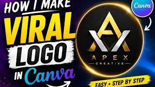 How I make Viral Logo in Canva? 💥 | Step-by-step Tutorial