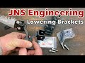 JNS Engineering Foot Peg Lowering Brackets For the Gen 3 Kawasaki KLR 650