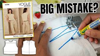 Vogue 2186:  The Construction and the Reveal
