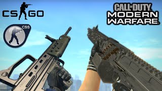 MW2019 SA87 & FiNN LMG - CSGO & CS Source Weapon Mods Showcase