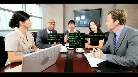 Emotion detection in a room