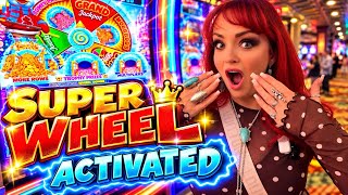 I LANDED the SUPER WHEEL on NEWEST SLOT MACHINE IN LAS VEGAS! screenshot 3