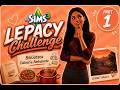 você vai se apaixonar pela família Salmon🐟🧡 | Lepacy Challenge Base Game | The Sims 3 #parte1