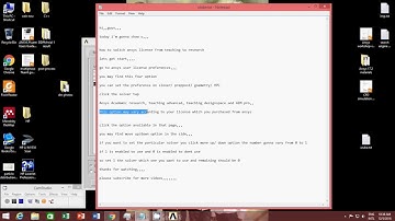 Ansys license preferences   from teaching to research