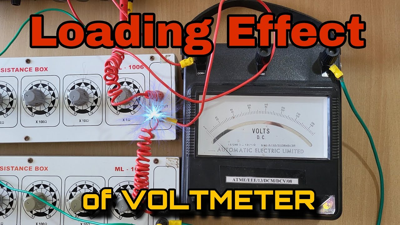 LOADING EFFECT OF VOLTMETER OF ELECTRIC CIRCUITS ಕನ್ನಡದಲ್ಲಿ 4K