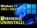 ✅KB5083631 - COME DISINSTALLARE QUESTO AGGIORNAMENTO SE CAUSA PROBLEMI su WINDOWS 11