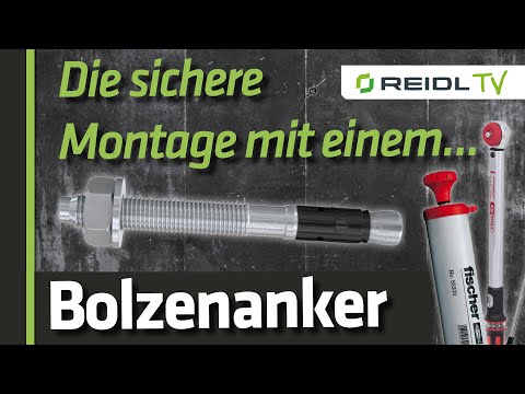 Video: Ankerbolzen mit Mutter: Umfang und Varianten